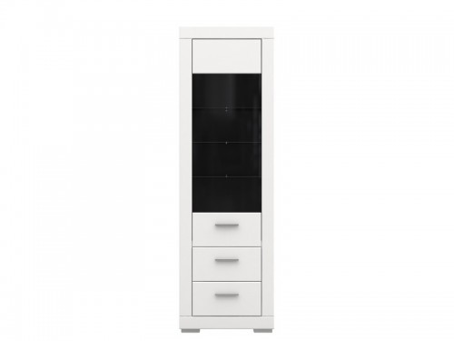 Витрина SNWV712-C50 SNOW Forte  белый uni матовий / белый матовий