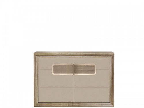 Тумба TZK22B-P82 TIZIANO Forte дуб античный / бежевый глянец