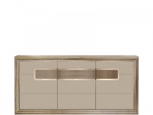 Комод TZK23B-P82 TIZIANO Forte дуб античный / бежевый глянец