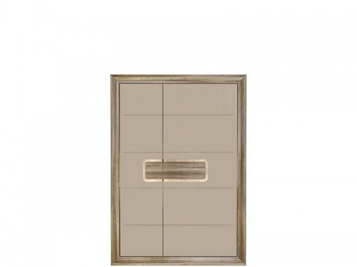 Шкаф TZS52RB-P82 TIZIANO Forte дуб античный / бежевый глянец