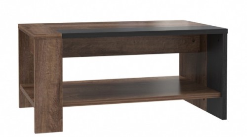 Стіл журнальний TRAT51-N09 TRASS Forte дуб чорний / дуб благородний