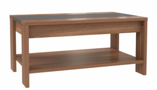 Стіл журнальний з полицею CNTT51-J47 TULON Forte сірий вольфрам uni / дуб Сангалло
