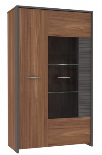 Витрина TULV521R-C166 TULON Forte серый вольфрам uni / дуб сангалло