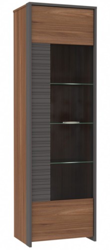 Витрина TULV711L-C166 TULON Forte серый вольфрам uni / дуб сангалло