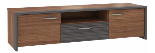 Тумба ТВ TULT131-C166 TULON Forte серый вольфрам uni / дуб сангалло