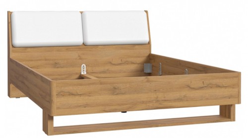 Кровать RIBL2164-D67 VERENICE Forte дуб старинный / белый