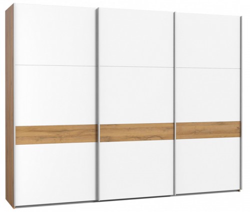 Шкаф-купе RIBS13411-C530 VERENICE Forte дуб старинный / белый