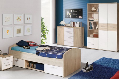 Дитяча WINNIE FORTE білий uni / дуб sonoma