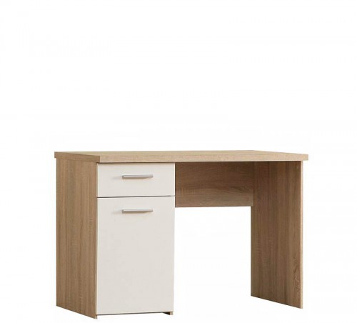 Стол письменный WNB935-Q36 WINNIE FORTE белый uni / дуб sonoma