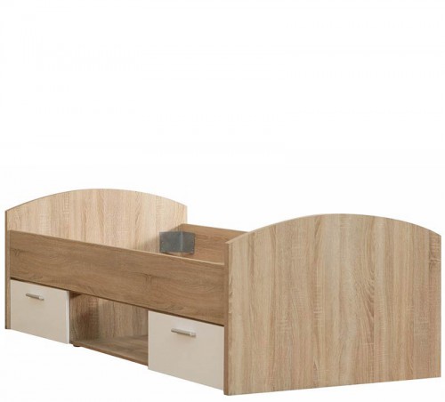 Кровать WNL09-Q36 WINNIE FORTE белый uni / дуб sonoma