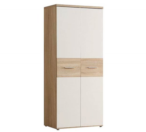 Шкаф WNS92-Q45 WINNIE FORTE белый uni / дуб sonoma