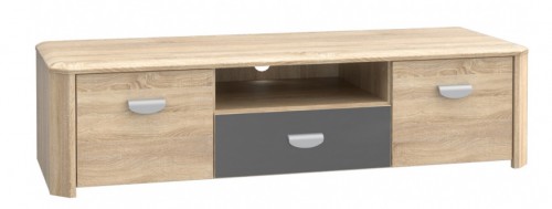 Тумба ТВ YPT13-Q41  YOOP Forte дуб sonoma / серый антрацит