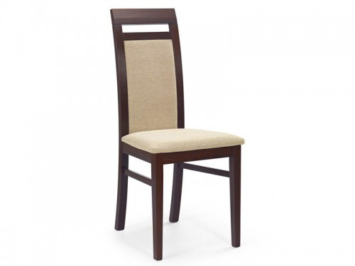 Стілець Halmar ALBERT Темний горіх Torrent beige