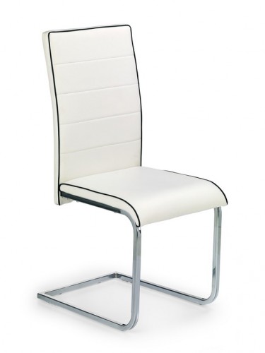 Стул K-148 Halmar бело-черный