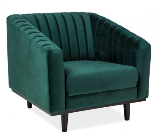 Крісло Asprey 1 Velvet Signal зелений