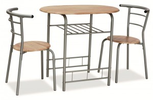 Комплект обеденный Signal Gabo (стол + 2 стула) Дуб Сонома
