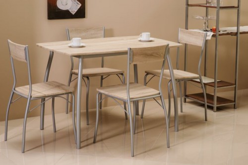 Комплект обеденный Signal Modus (стол + 4 стула) Дуб Сонома