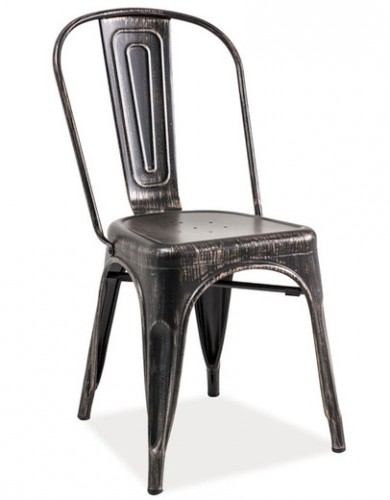 Стул Loft Signal Черный потертый