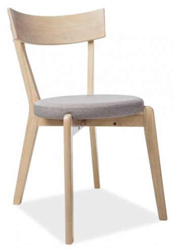 Стілець Signal Nelson Дуб медовий Сірий