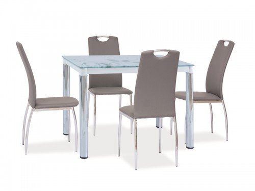 Стол Signal Damar II 100х60 Белый/Хром