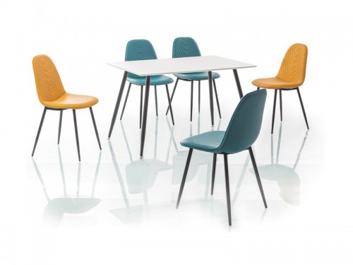 Cтол  Signal Floro 120x80 Белый/Черный