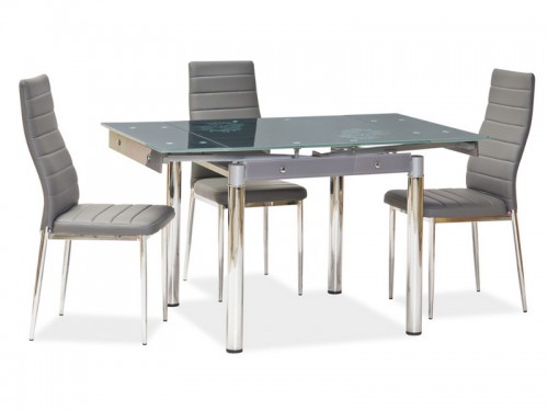 Стол Signal GD-082 80(131)х80 Серый