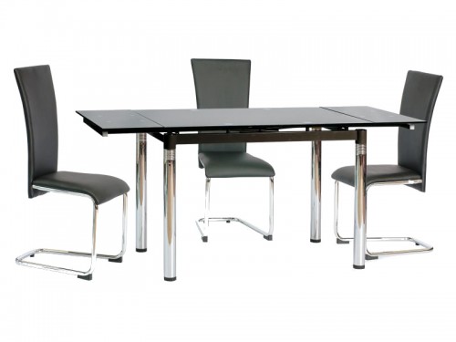 Стол Signal GD-018 110(170)x74 Черный