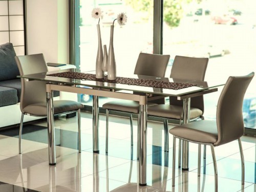 Стол Signal GD-018 110(170)x74 Темно-бежевый