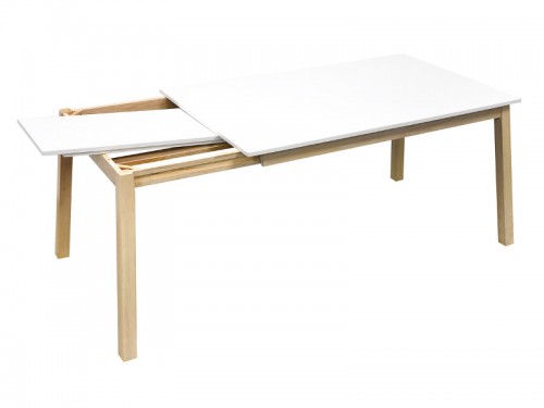 Cтол Signal Narvik 140(180)х90 Белый/Дуб