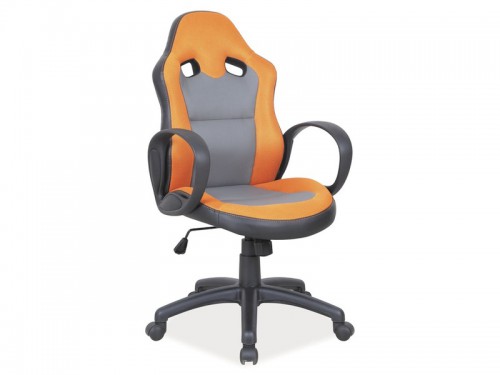 Крісло Signal Q-054 Сірий/Помаранчевий