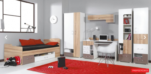 Детская Blog D Meblar цветов вяз / белый люкс / капучино