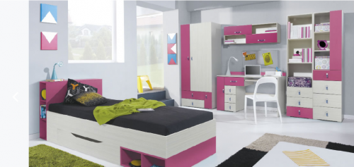 Дитяча Komi С Meblar ясен komi / блакитний або ясен komi / рожевий