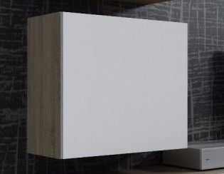 Пенал квадратний навісний VIGO дуб сонома - білий глянець CAMA Польща