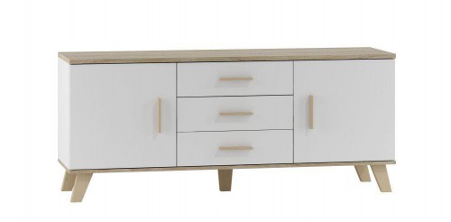 Комод Molda КМ-2 Halmar Белый Дуб Сонома