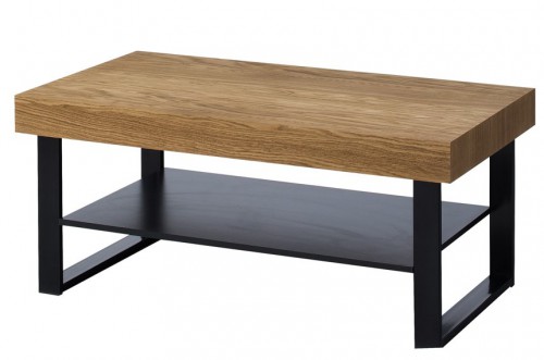 Стіл журнальний MOSAIC 41 SZYNAKA дуб медовий / чорний