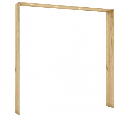 Накладка до шафи 4д Camilla U32 Blonski  дуб крафт золотий/білий матовий