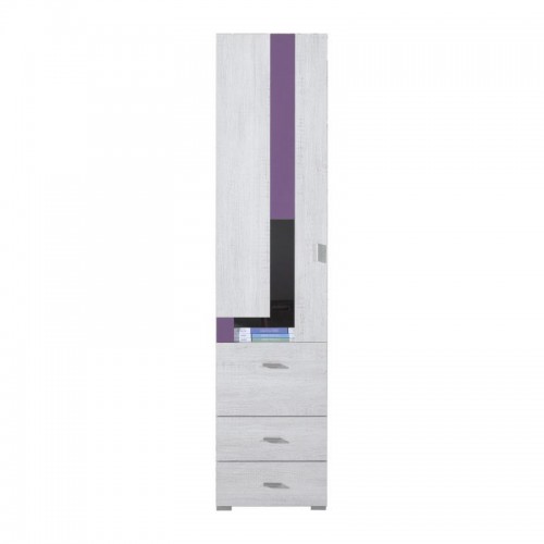 Стеллаж NХ5 Next Meblar сосна белена / виола или сосна белена / земля