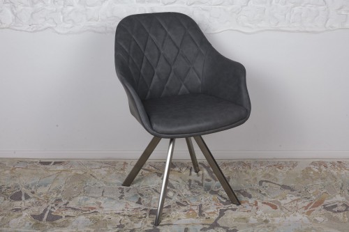 Кресло поворотное Almeria Nicolas серое