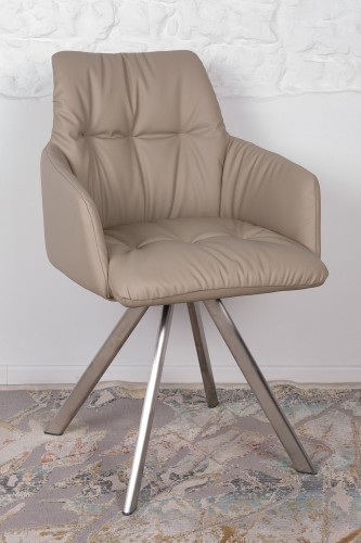 Кресло поворотное Leon Nicolas бежевое