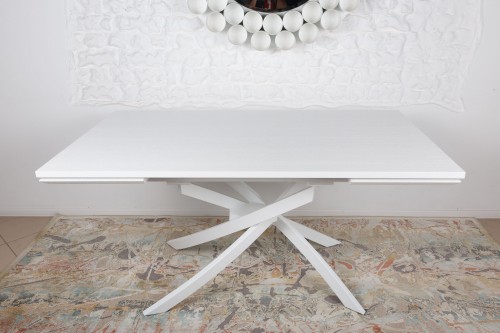 Стол Lincoln Nicolas белый шпон