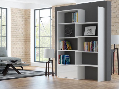 Стелаж Paco  Cama білий