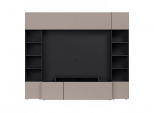 Панель для телевізора MURO/PANEL/TV/240/SYM Muro BRW  антрацит чорний / сірий конго