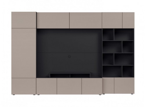 Панель для телевізора MURO/PANEL/TV/300/ZAMK Muro BRW антрацит чорний / сірий конго