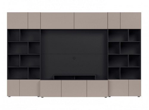 Панель для телевізора MURO/PANEL/TV/320/SYM Muro BRW  антрацит чорний / сірий конго