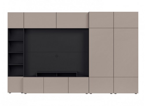 Панель для телевізора MURO/PANEL/TV/320/ZAMK Muro BRW антрацит чорний / сірий конго