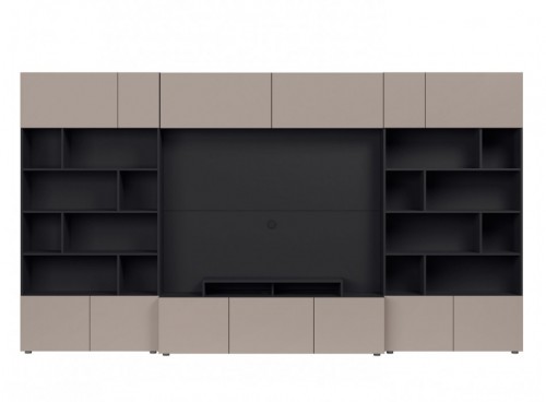 Панель для телевізора MURO/PANEL/TV/360/SYM Muro BRW  антрацит чорний / сірий конго