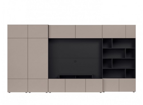 Панель для телевізора MURO/PANEL/TV/380/ZAMK Muro BRW антрацит чорний / сірий конго