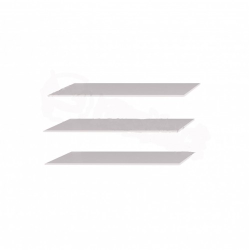 Полиці 4+6дв (Серія Т) Асті МіроМарк AS-75-WB Дуб Крафт/Глянець Білий