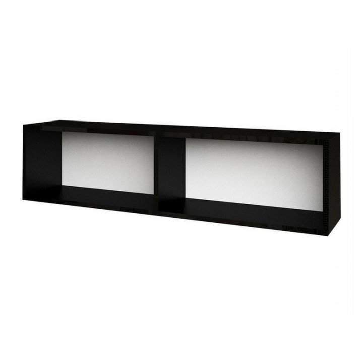 Полиця навісна Віола VL-191-WB MiroMark білий / чорний