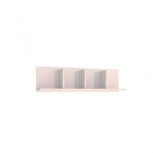 Полка навісна Boston D Blonski білий/білий глянець